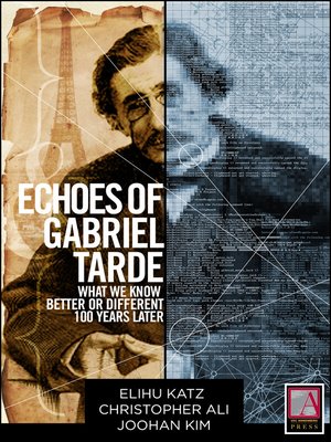 cover image of Echoes of Gabriel Tarde